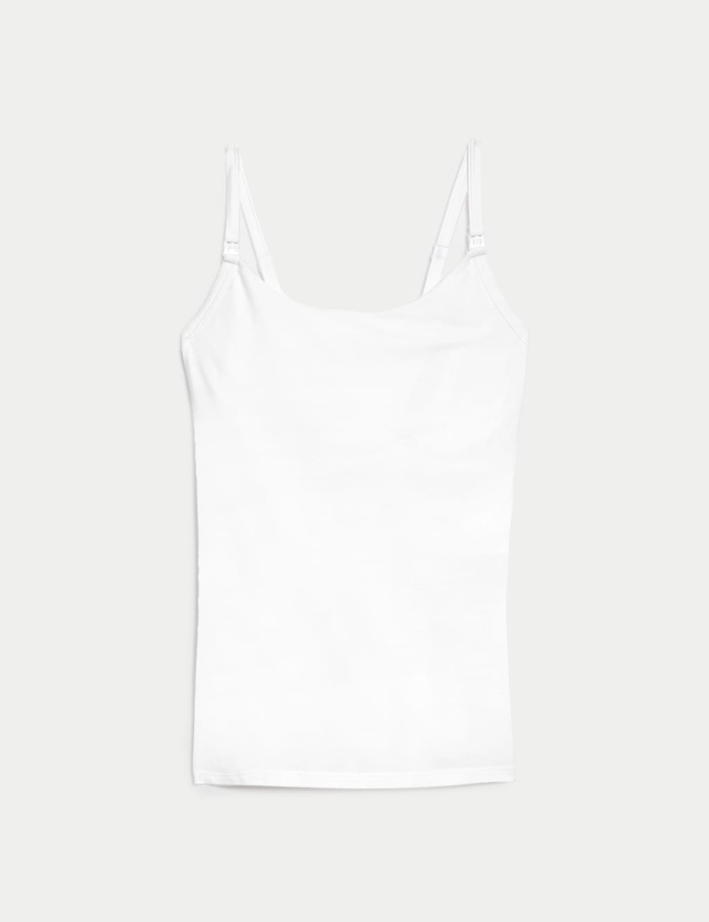 M&S Maternity Cotton Rich Secret Support Nursing Vest White