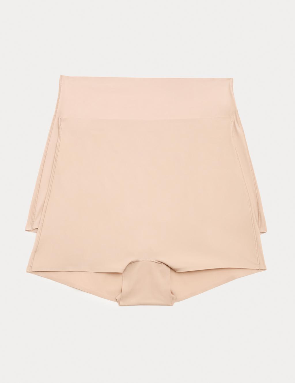 Body By M&S Women's 2 Pack Body Invisibles No VPL Shaping Shorts - 6 - Opal