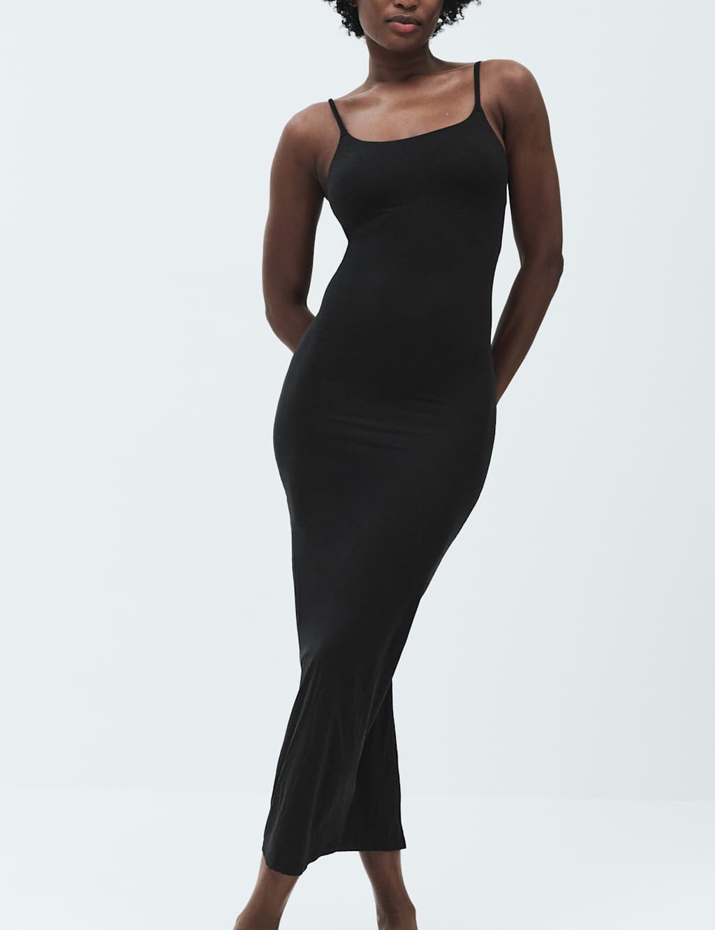 Body By M&S Women's Smoothing Body Soft Secret Support Maxi Slip - 20 - Black