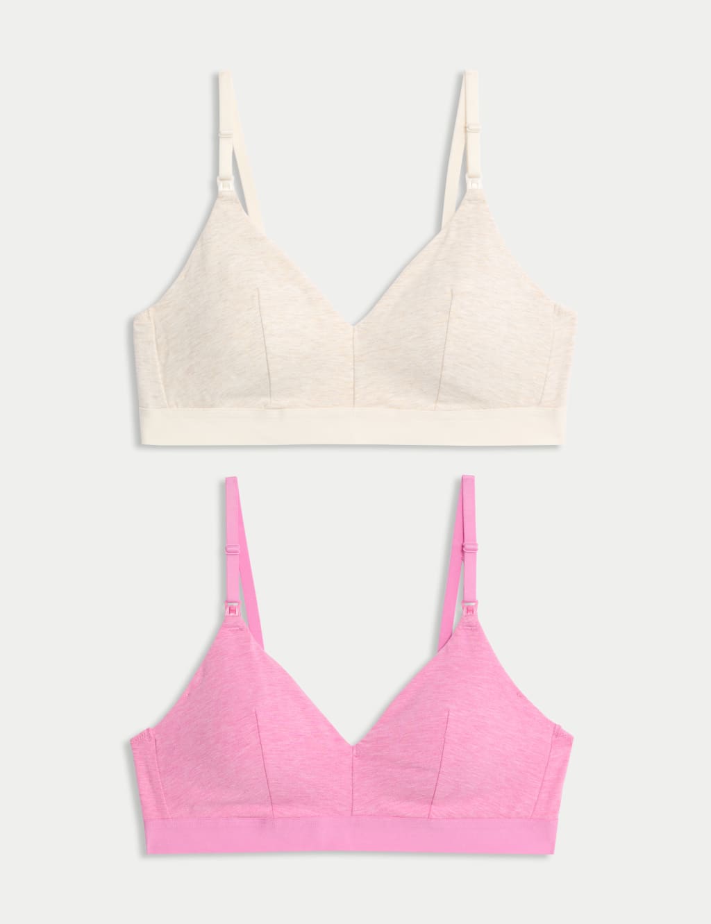 2pk Non Wired Nursing Bras A-D