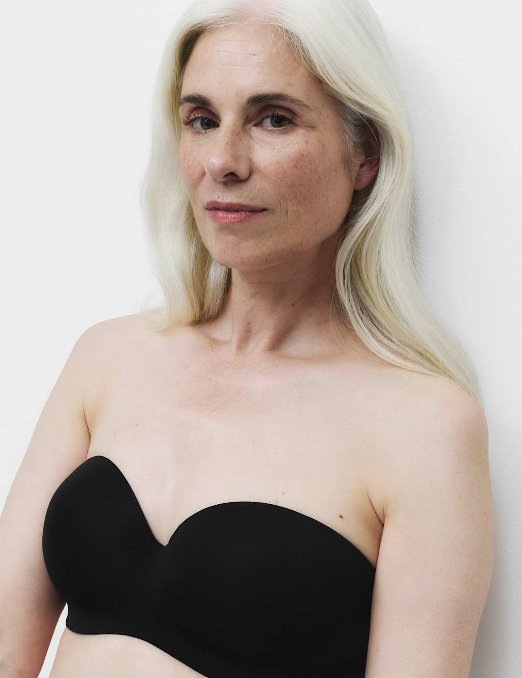 Body By M&S Women's Body Invisibles Wired Post Surgery Strapless Bra A-DD - 32DD - Black