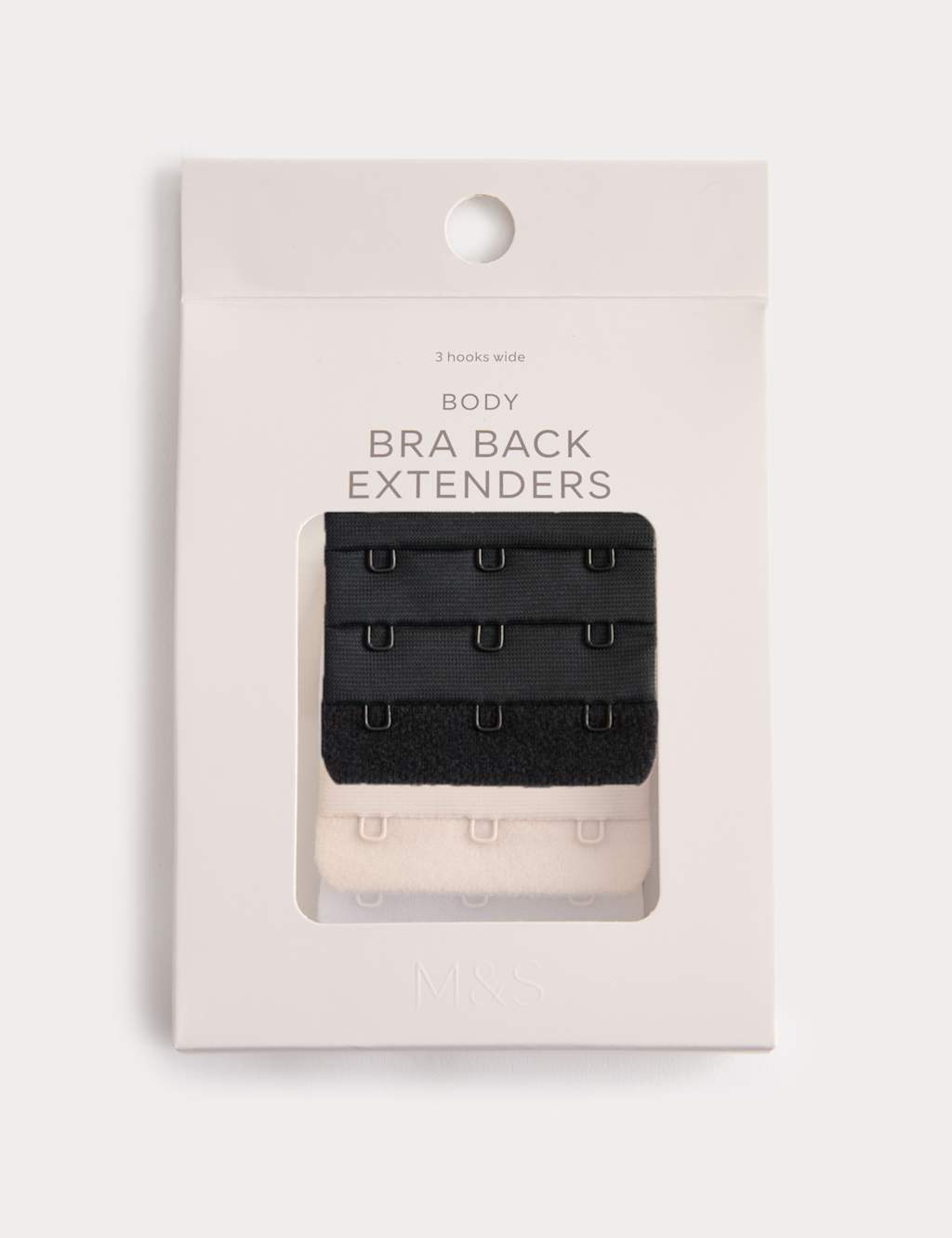 M&S Women's 3pk 3 Hook Bra Extenders - Multi