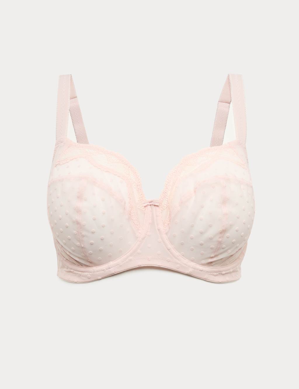 M&S Women's Mesh Wired Extra Support Bra (F-J) - 44H - Cool Pink