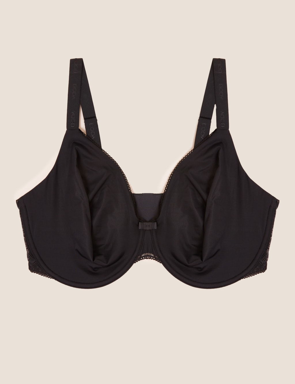 Body By M&S Women's Smoothing Wired Full Cup Bra DD-H - 30F - Black, Black,White