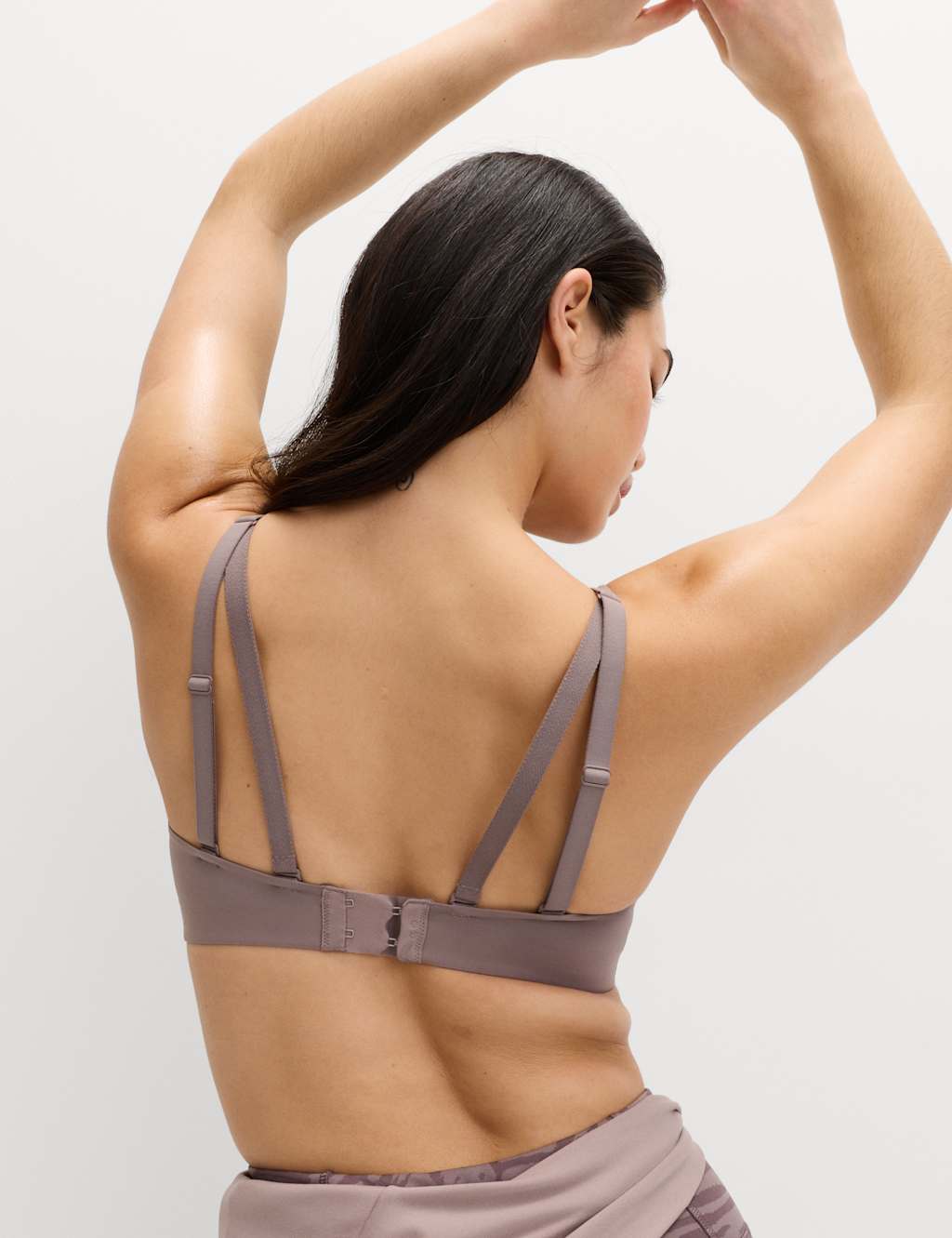 Goodmove Flexifit Medium Support Sports Bra (A-E) Brown Haze