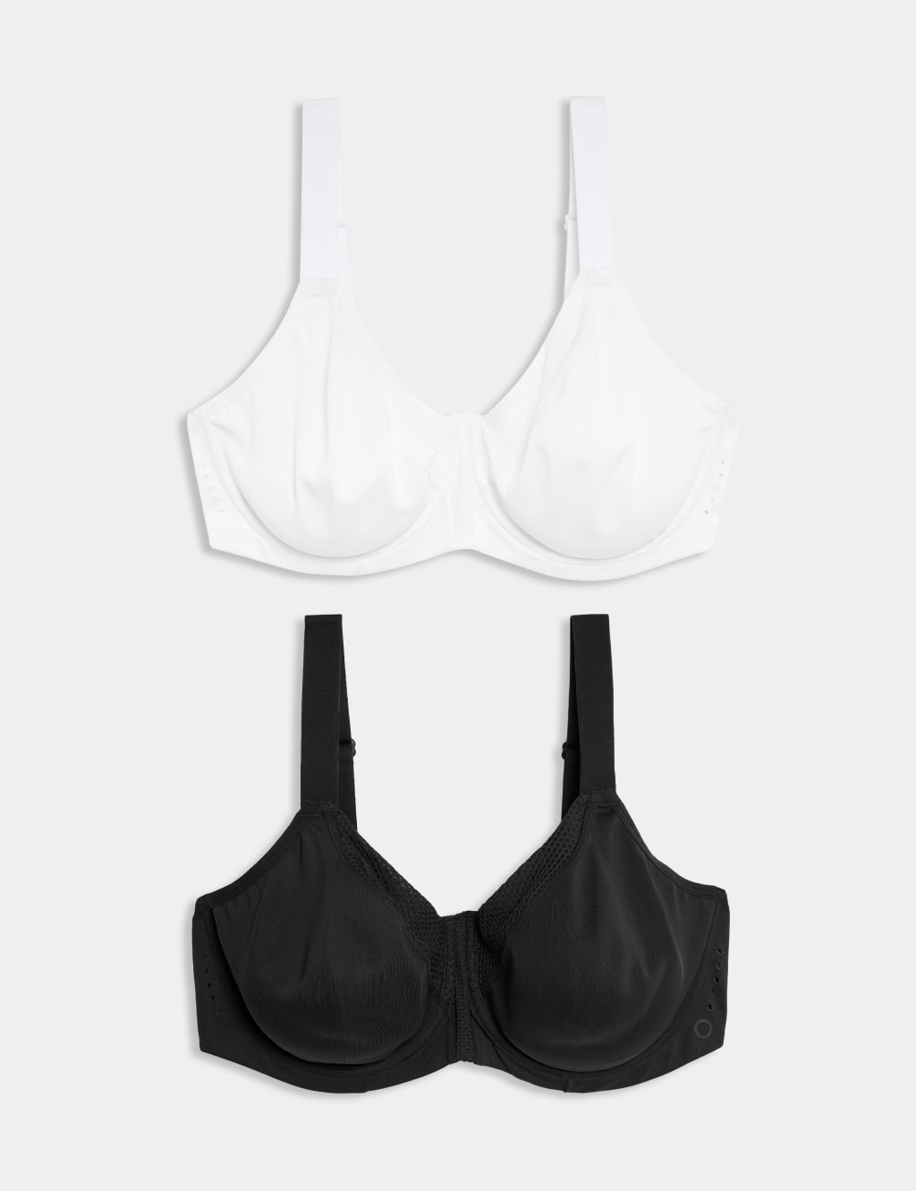 2pk Ultimate Support Wired Sports Bras (A-H)