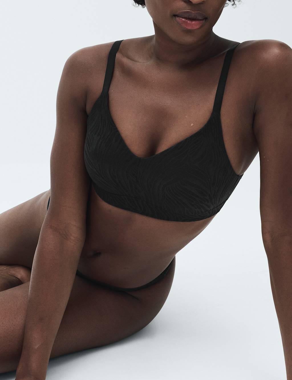Body By M&S Women's Body Lace Non Wired Total Support Bra B-H - 44D - Black