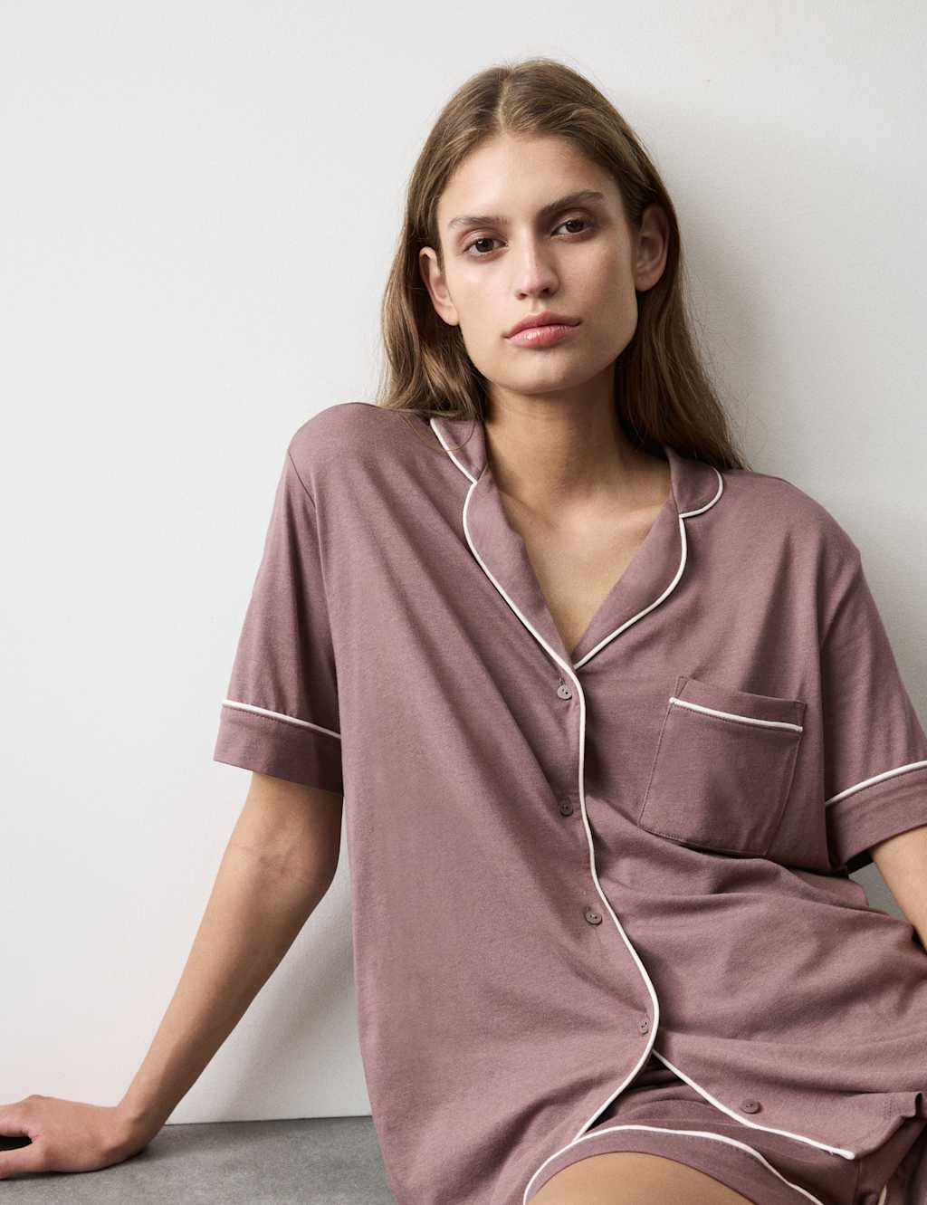 Autograph Cool Comfort Cotton Modal Shortie Set Tawny