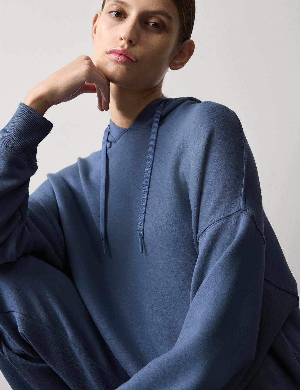 Autograph Scuba Lounge Hoodie Steel Blue