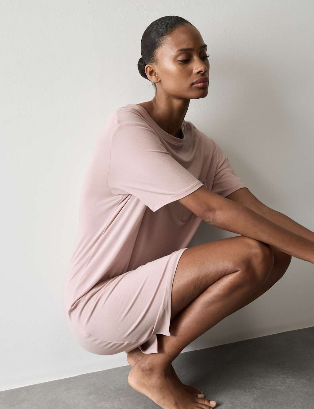 Autograph Women's Modal Rich Mini Nightshirt - Medium - Mallow