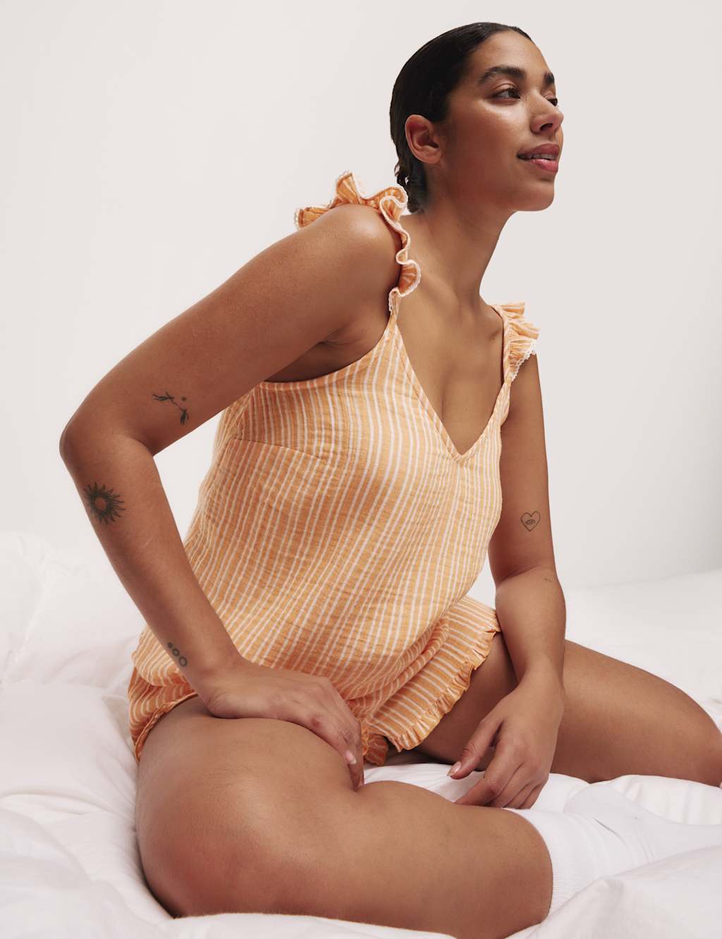 Cool Comfort™ Muslin Striped Shortie Set