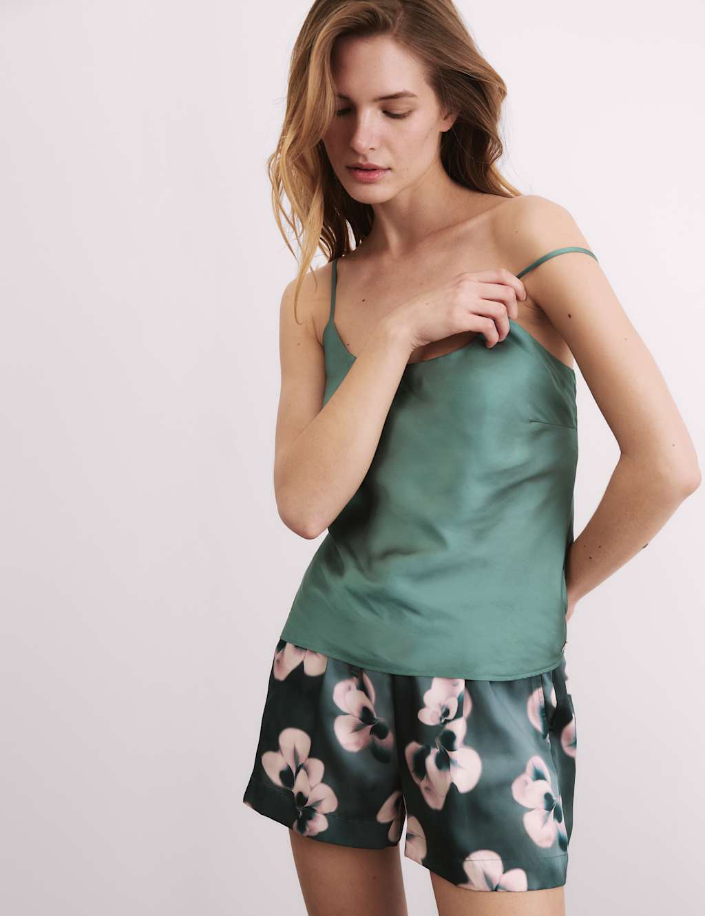 Satin Cami Pyjama Top