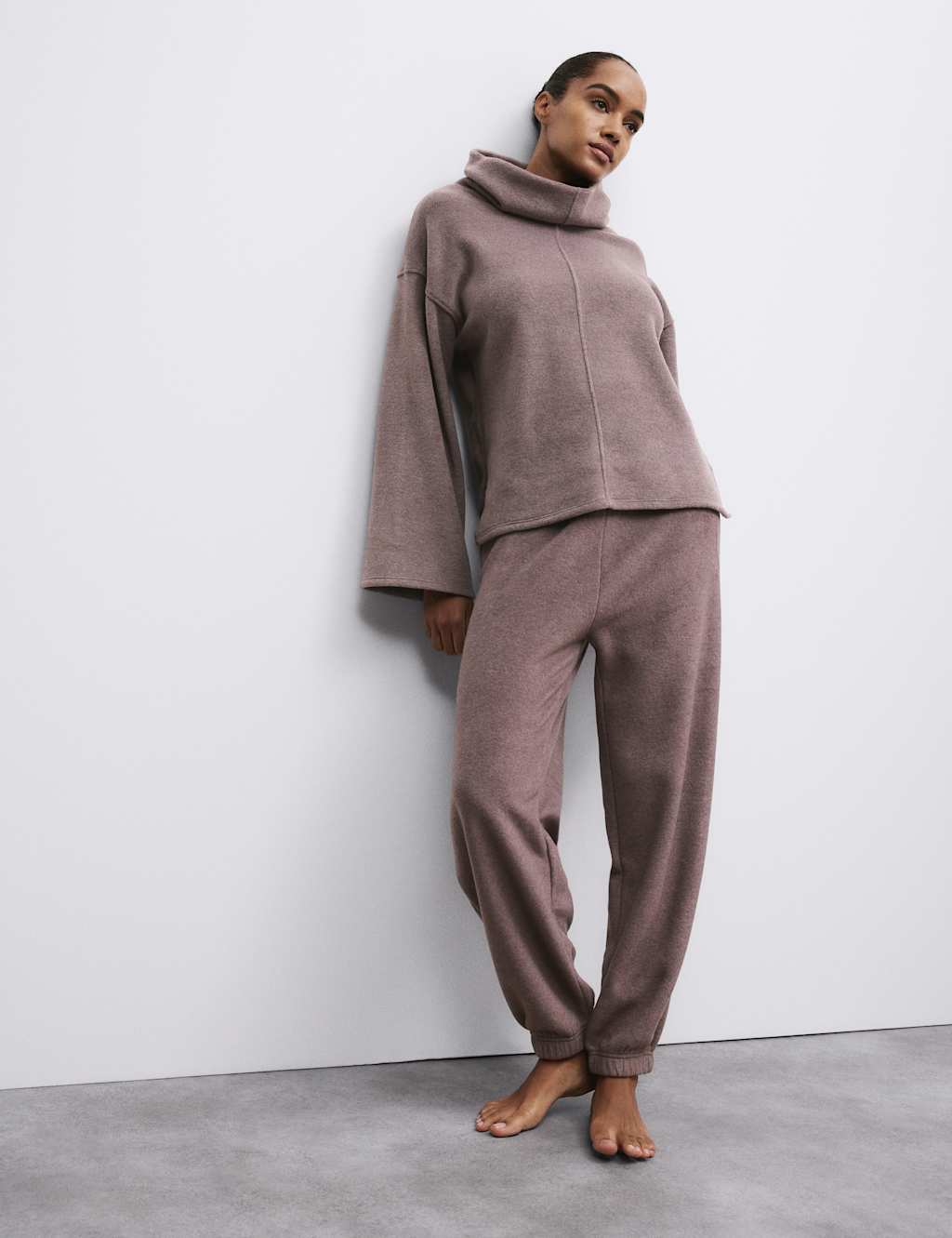 Rosie Fleece Lounge Set Mole