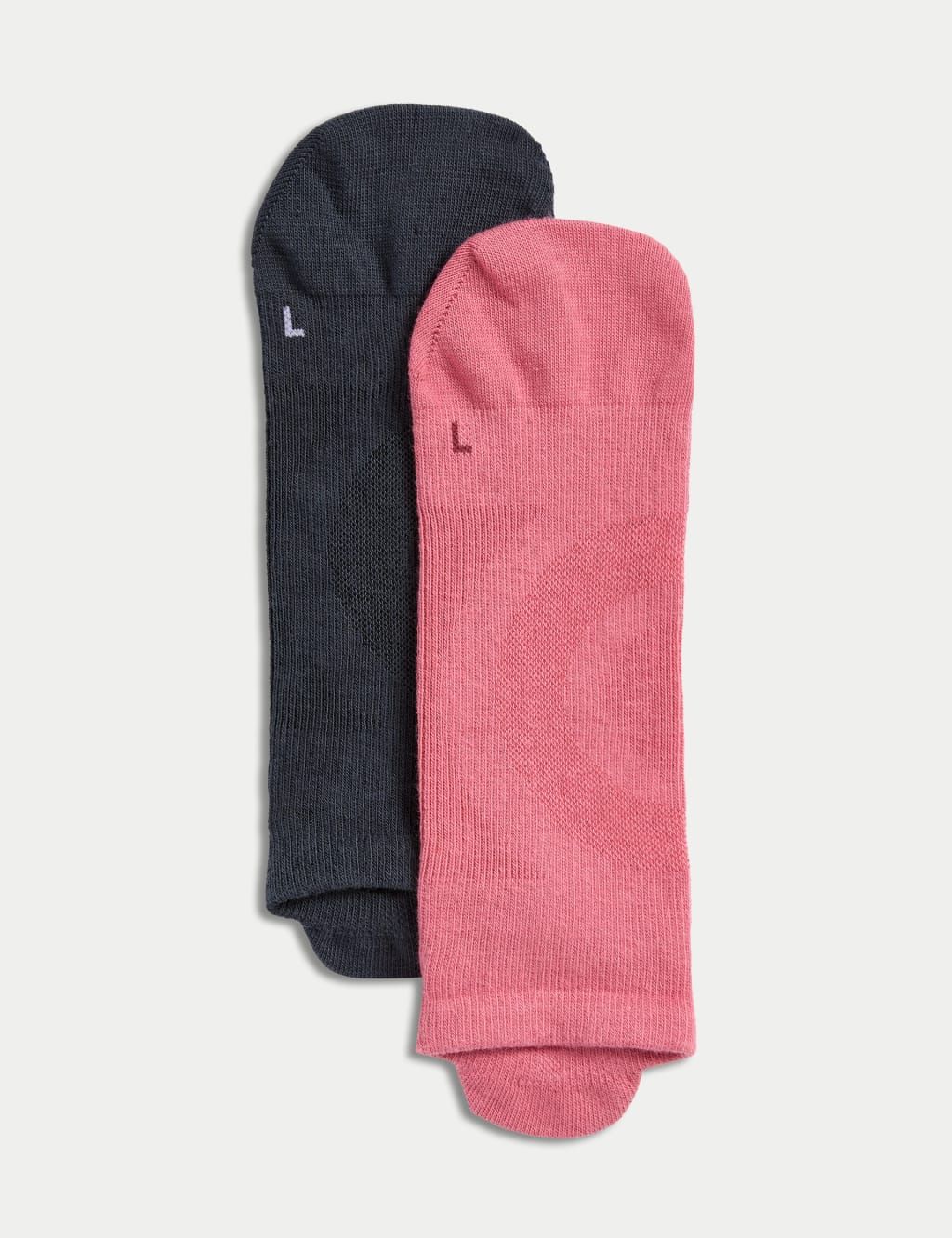 2pk Cotton Blend Yoga Socks