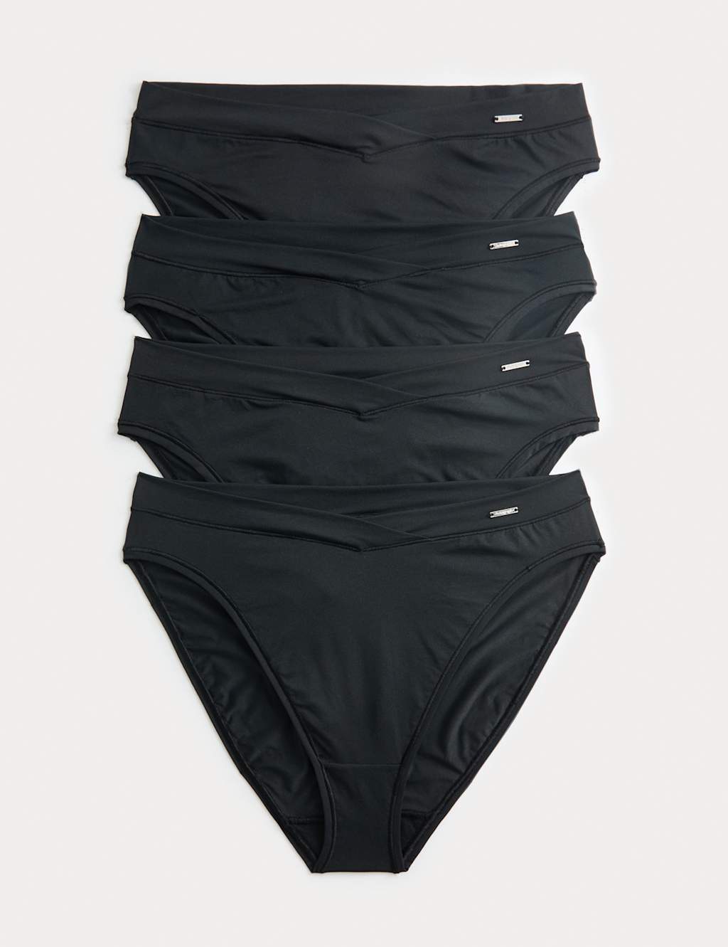 Autograph 4pk Flexifit High Leg Knickers Black