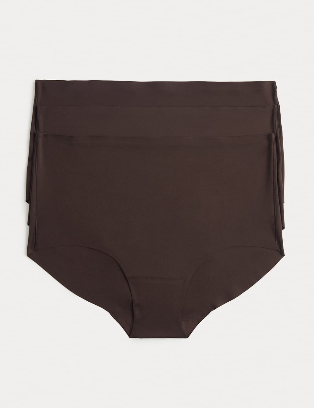 Body By M&S Women's 3 pack Body Invisibles No VPL High Rise Knicker Shorts - 8 - Zircon
