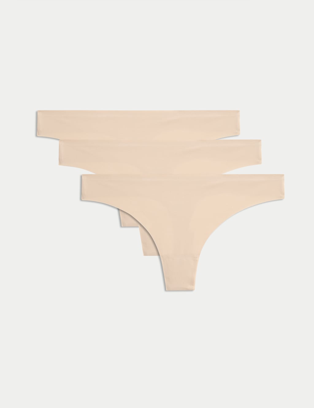 3pk No VPL Thongs