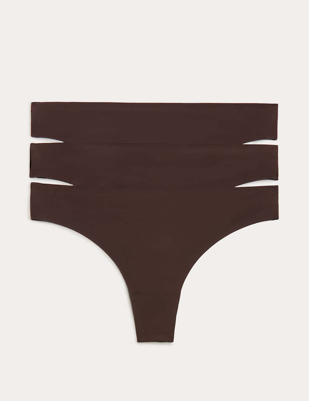 Body By M&S Women's 3 pack Body Invisibles No VPL Thongs - 8 - Zircon