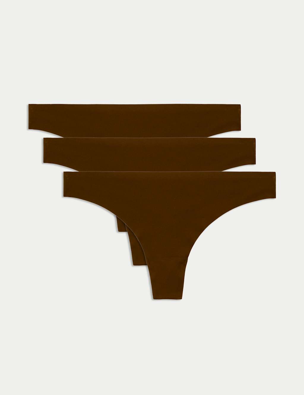 3pk No VPL Thongs