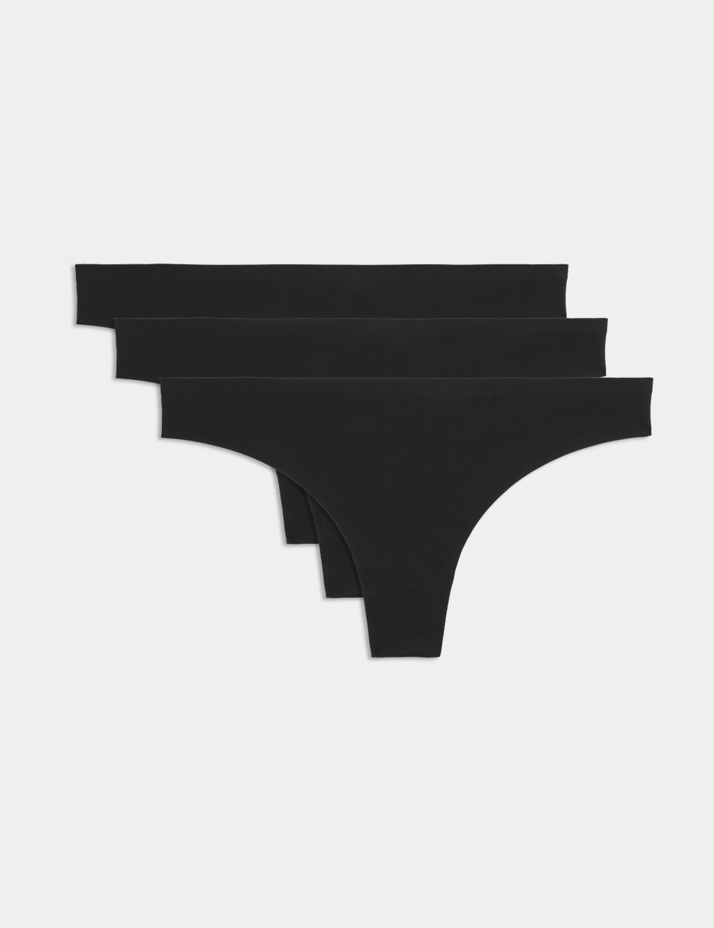 3pk No VPL Thongs