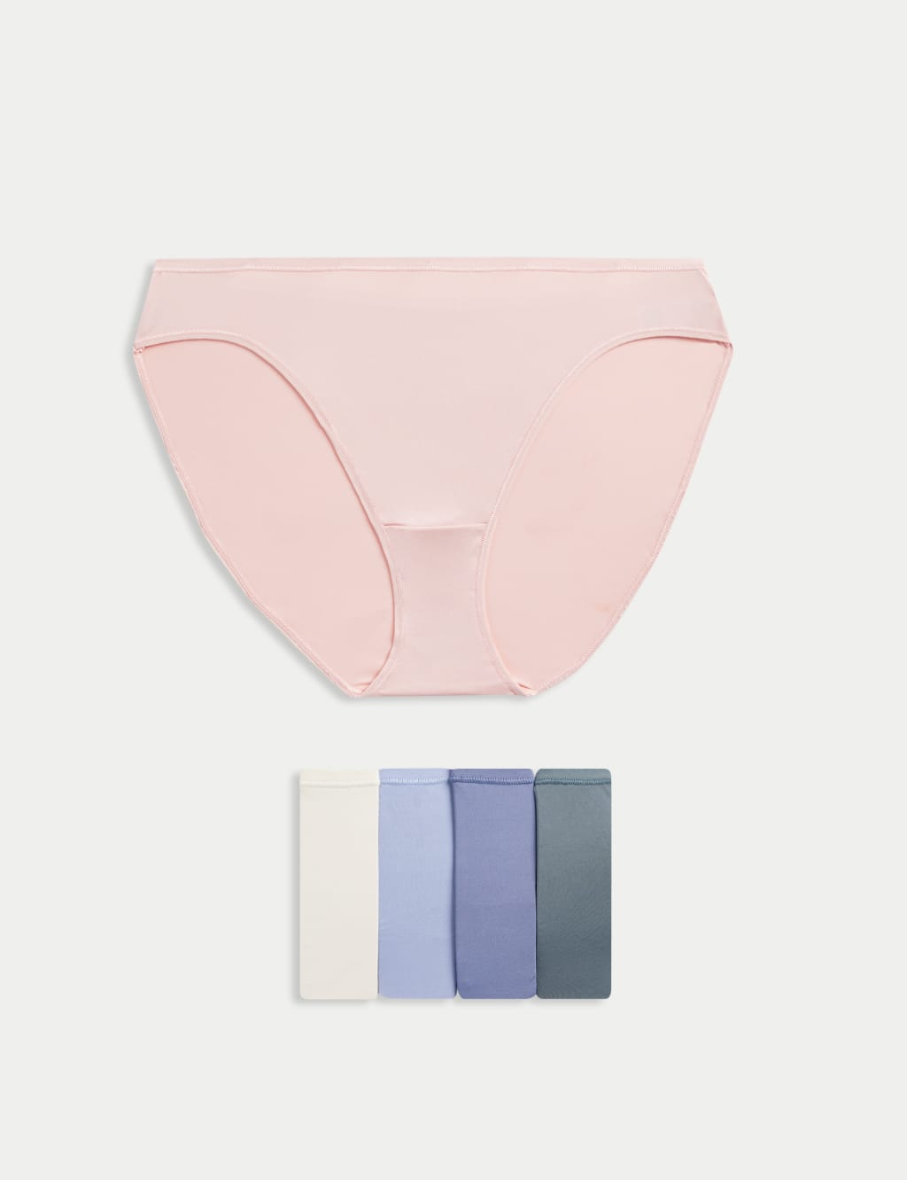 5pk No VPL High Leg Knickers