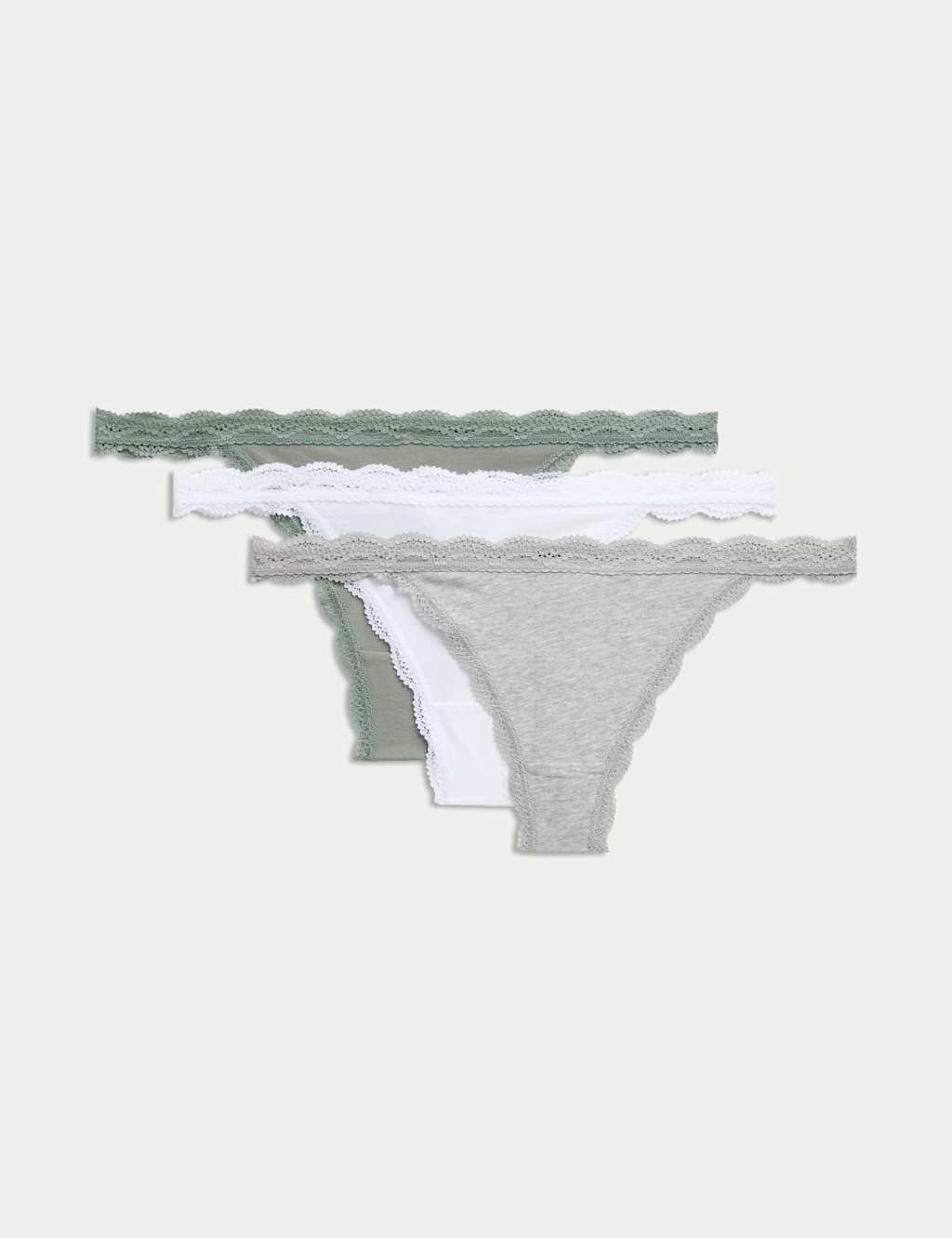 3pk Cotton Rich Tanga Thongs