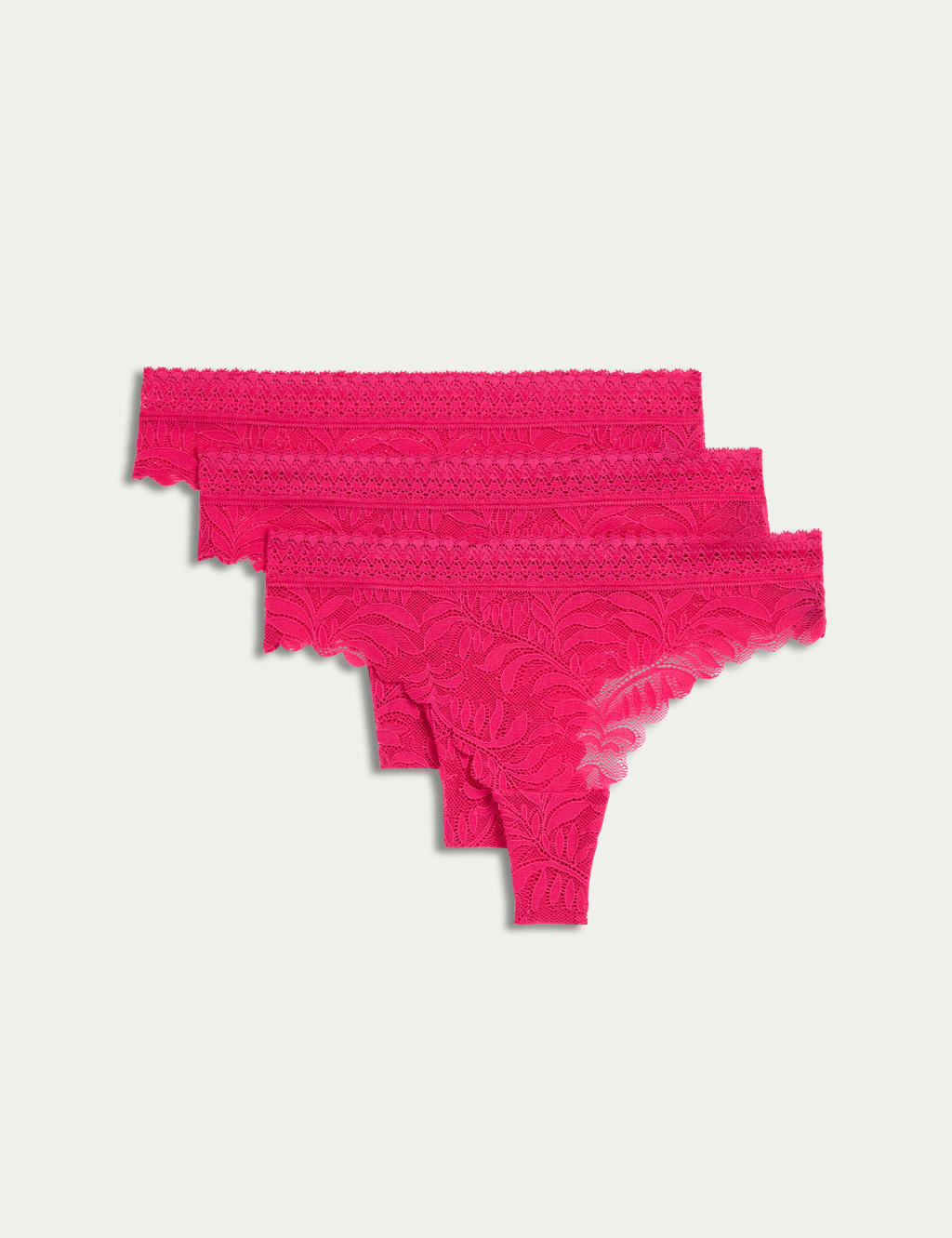 3pk Flexifit™ Lace Thongs