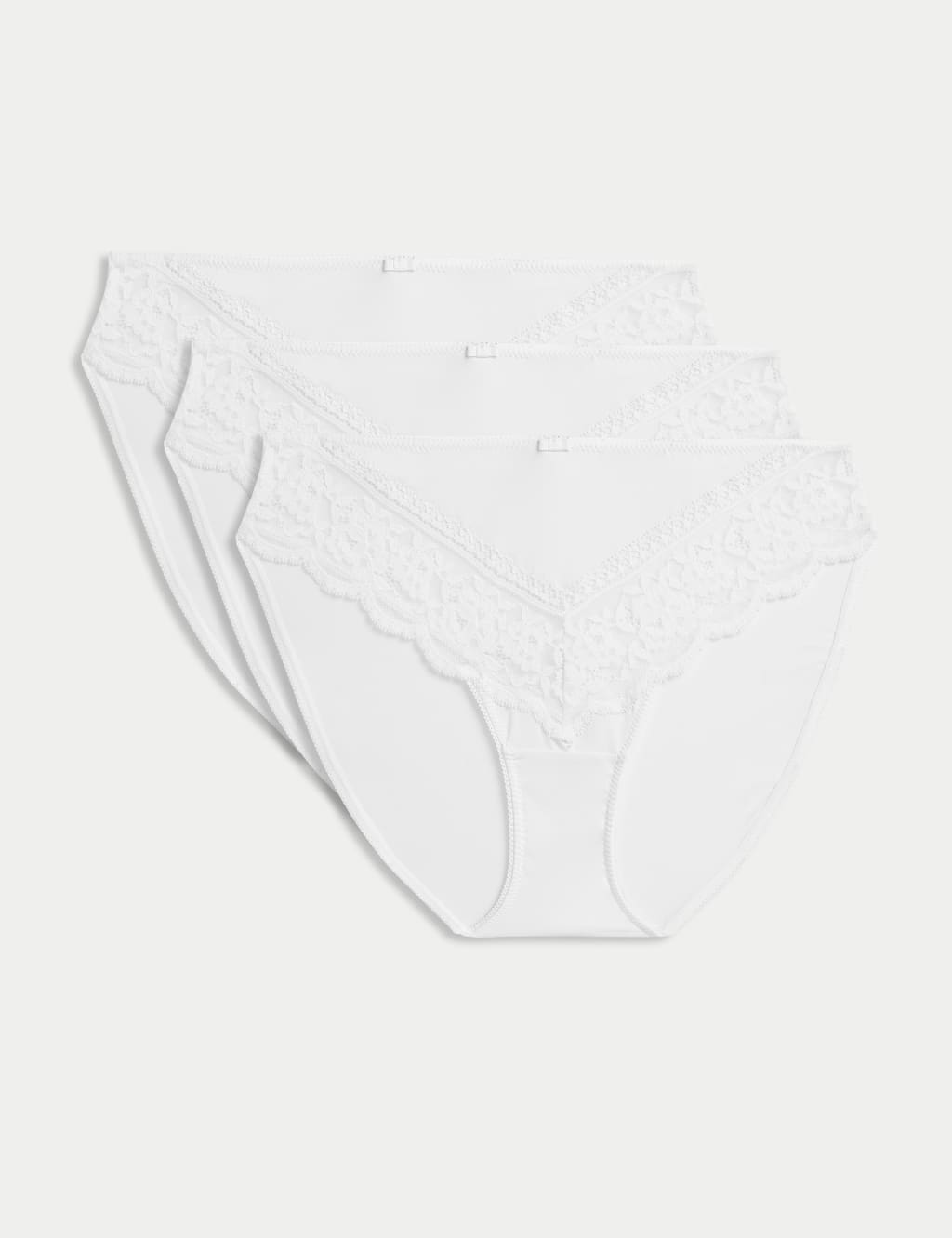 3pk High Leg Knickers