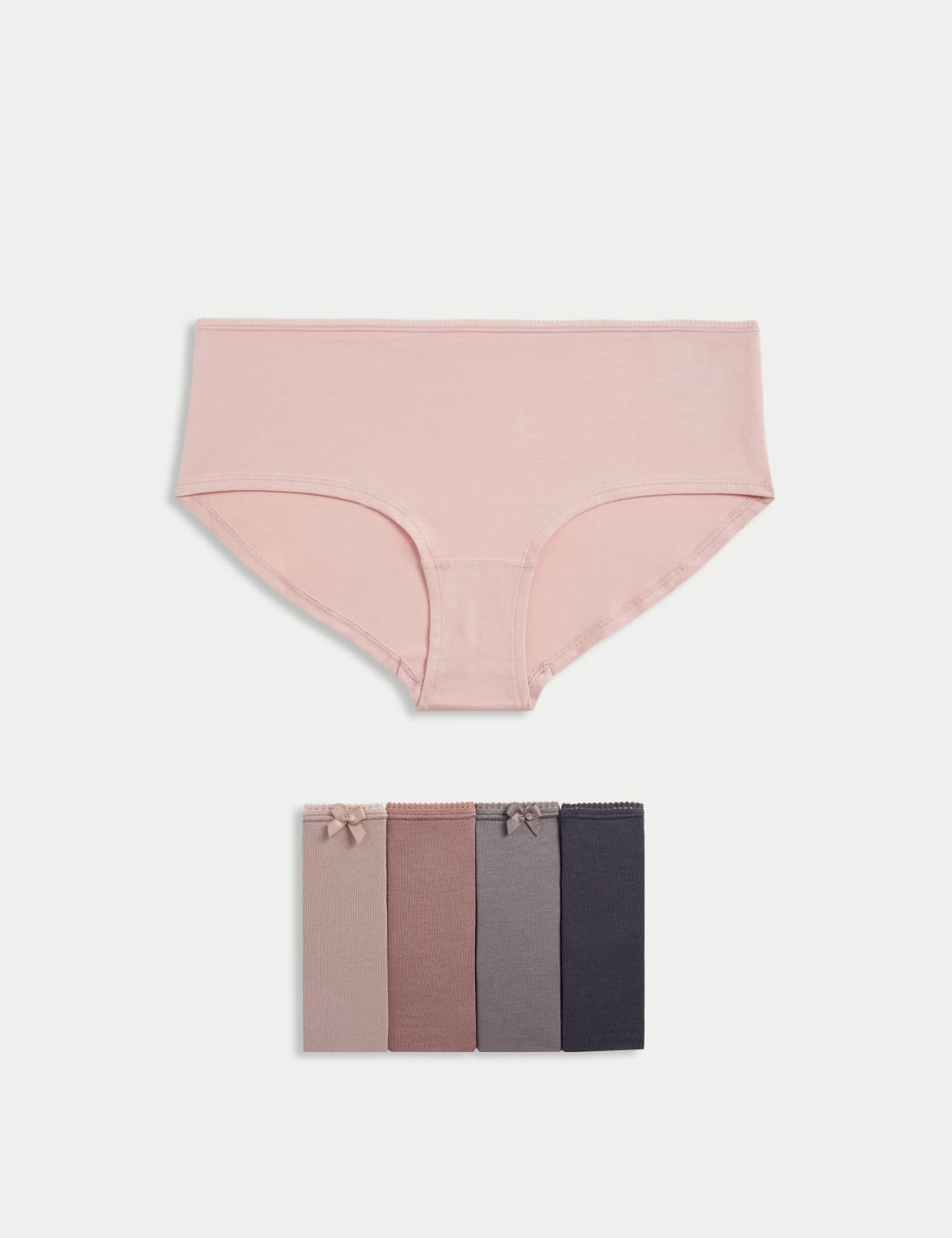 5pk Cotton Rich Lycra® Low Rise Shorts