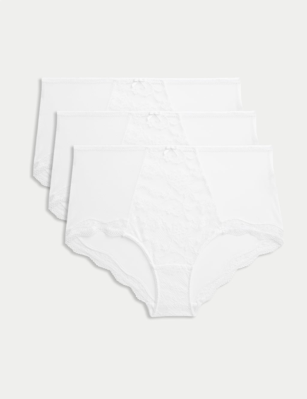 3pk Lace High Rise Shorts