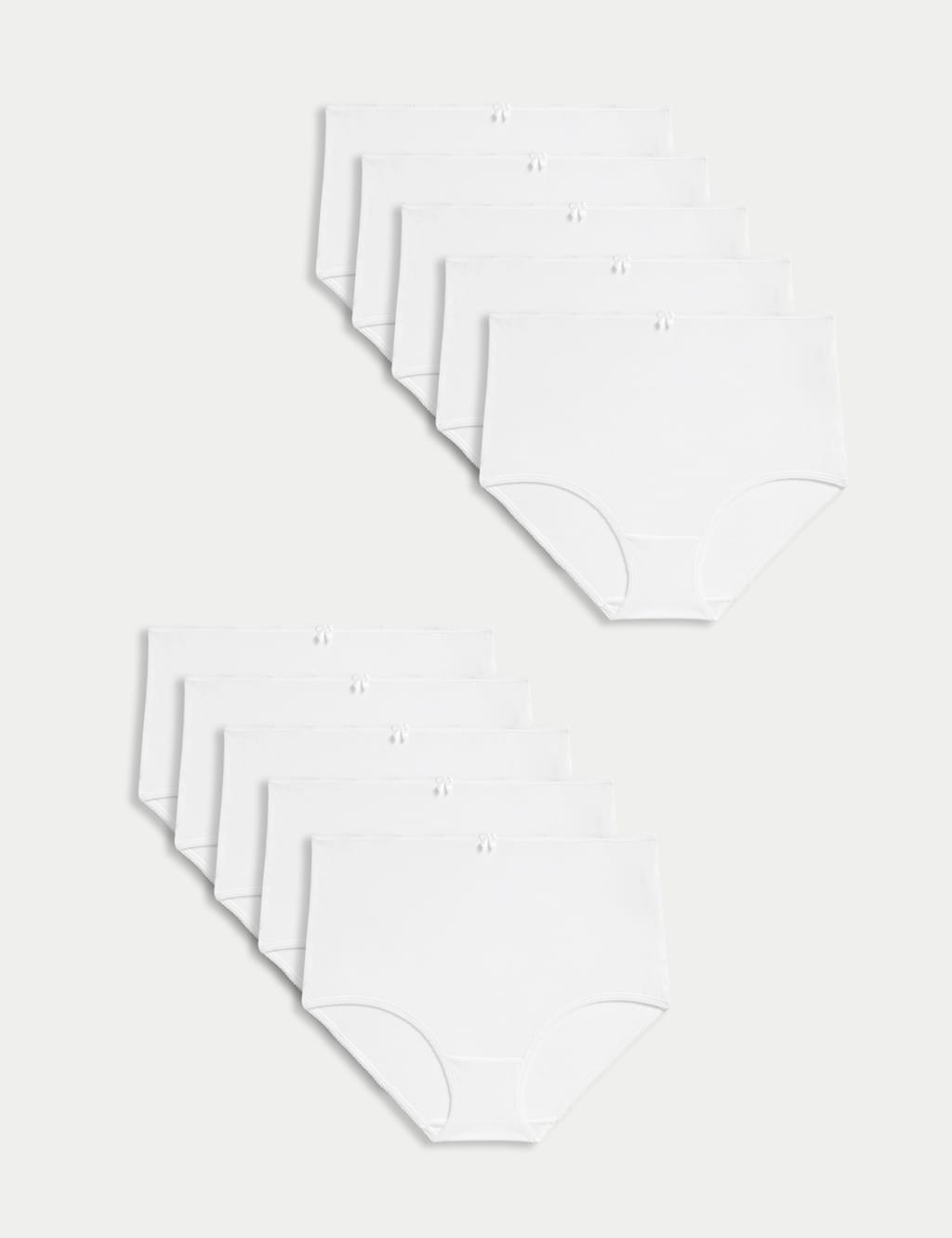 10pk Cotton Lycra® Full Briefs