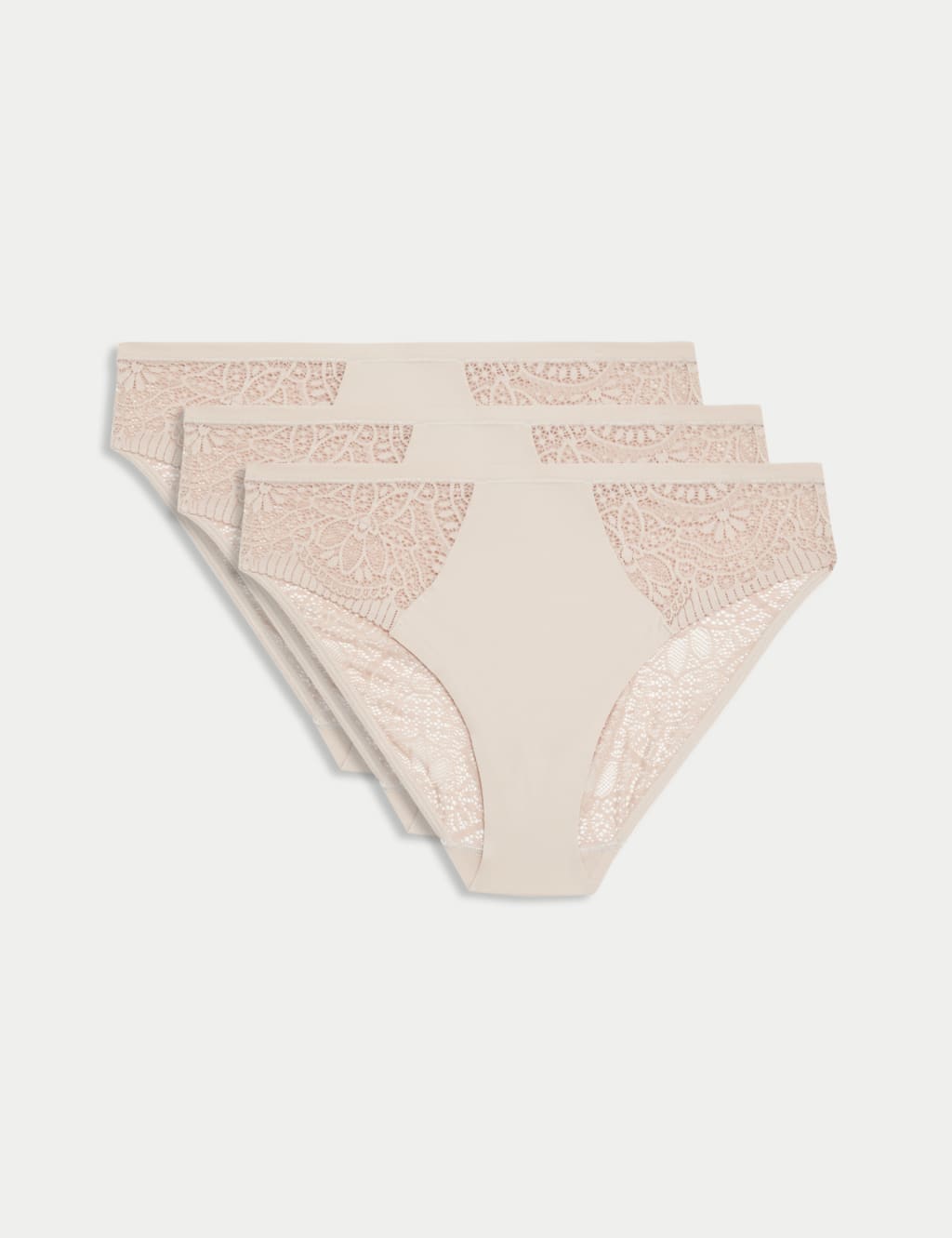 3pk Body Soft™ High Leg Knickers