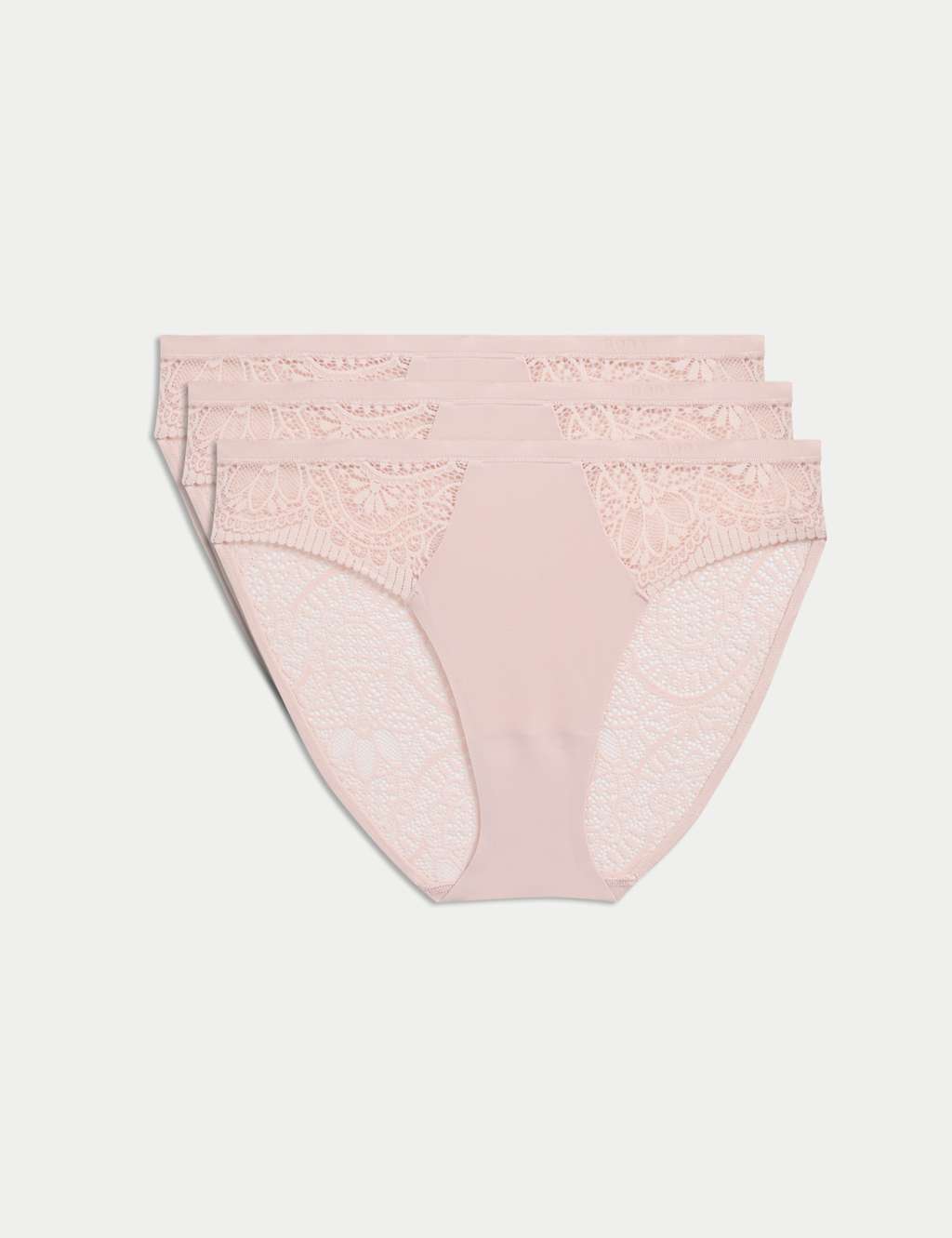 3pk Body Soft™ High Leg Knickers