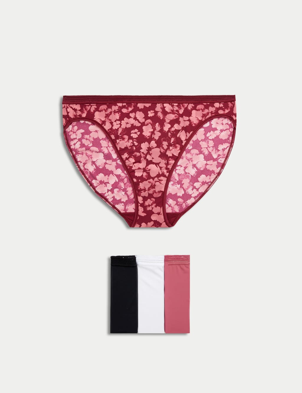 4pk Microfibre Brazilian Knickers