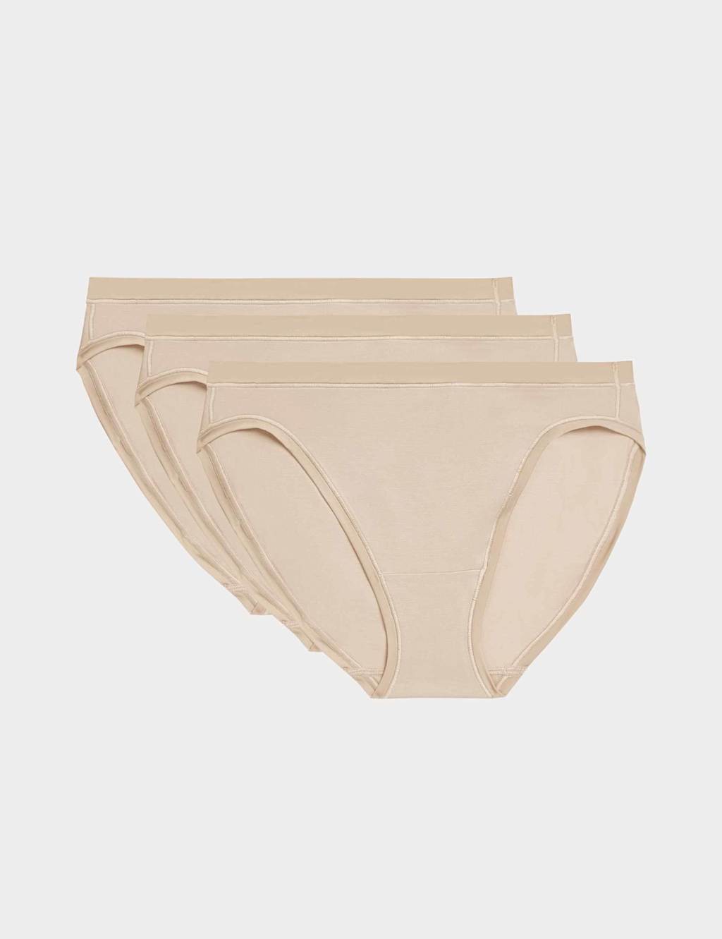Body by M&S 3pk Flexifit Modal High Leg Knickers Rose Quartz