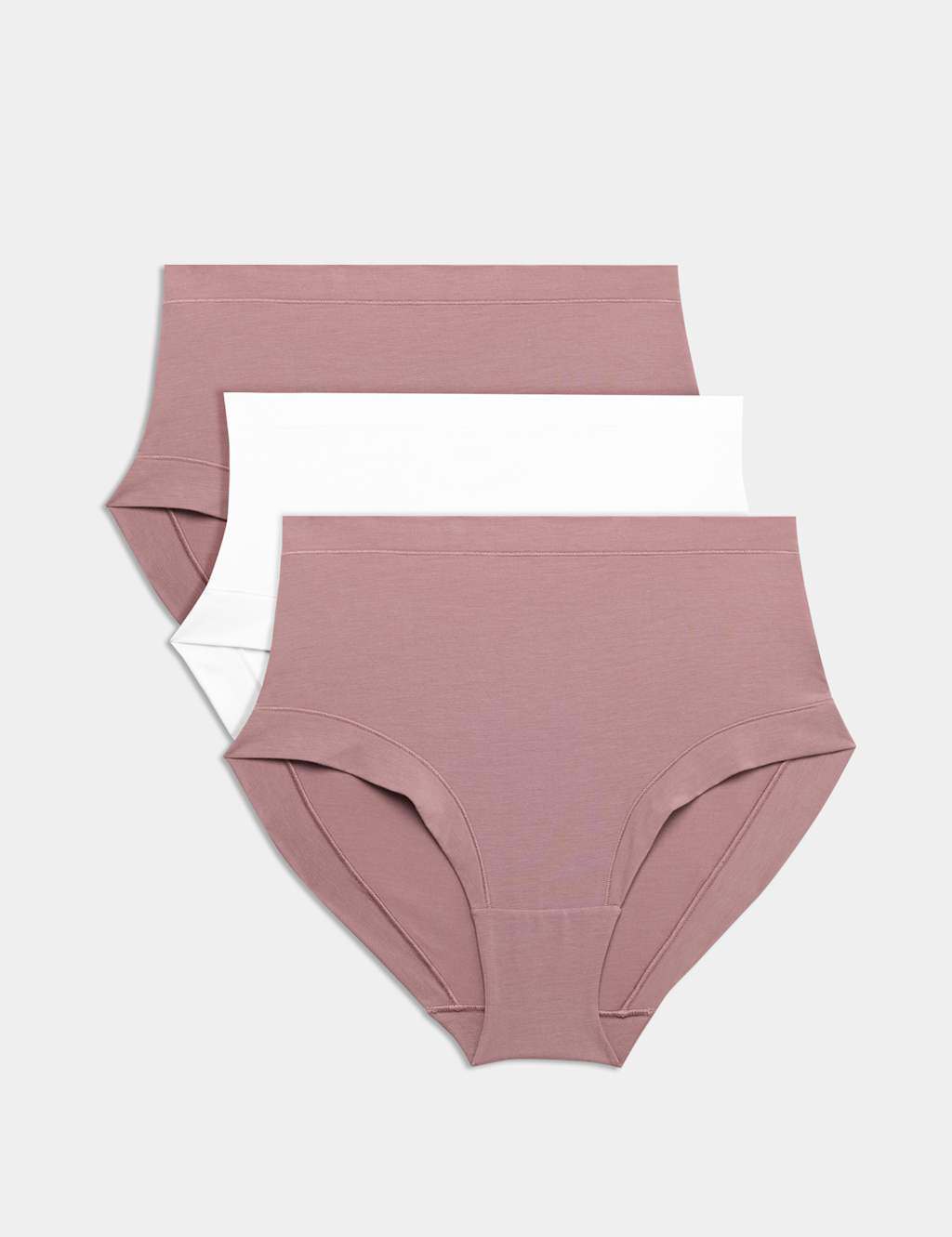 Body By M&S Women's 3pk Flexifit Modal Full Briefs - 18 - Sugar Plum
