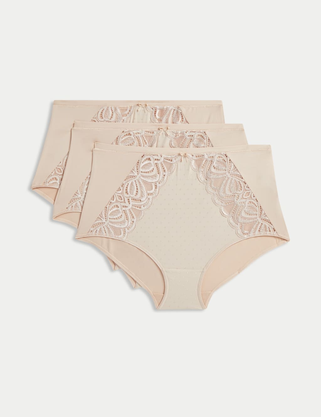3pk Amelia Lace Full Briefs
