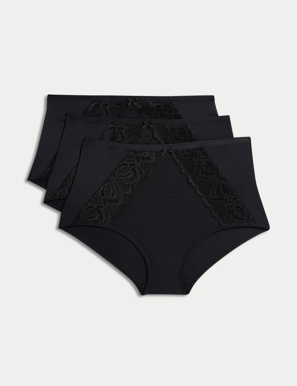 3pk Amelia Lace Full Briefs