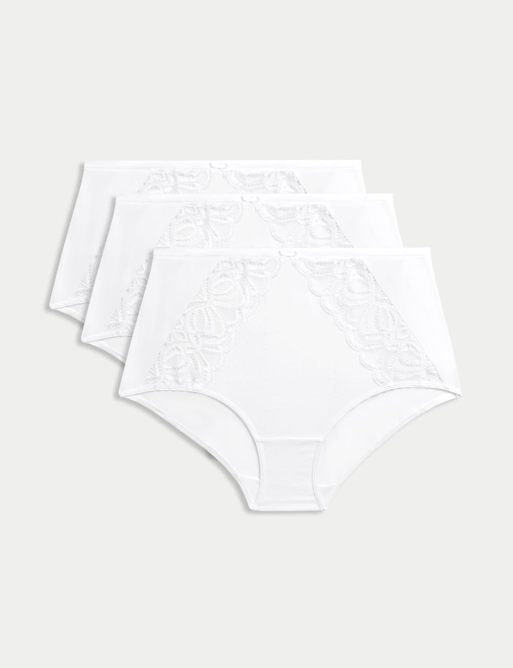 3pk Amelia Lace Full Briefs