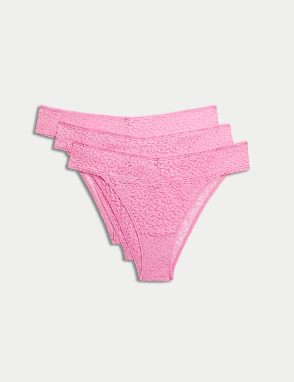 3pk Animal Lace Miami Knickers