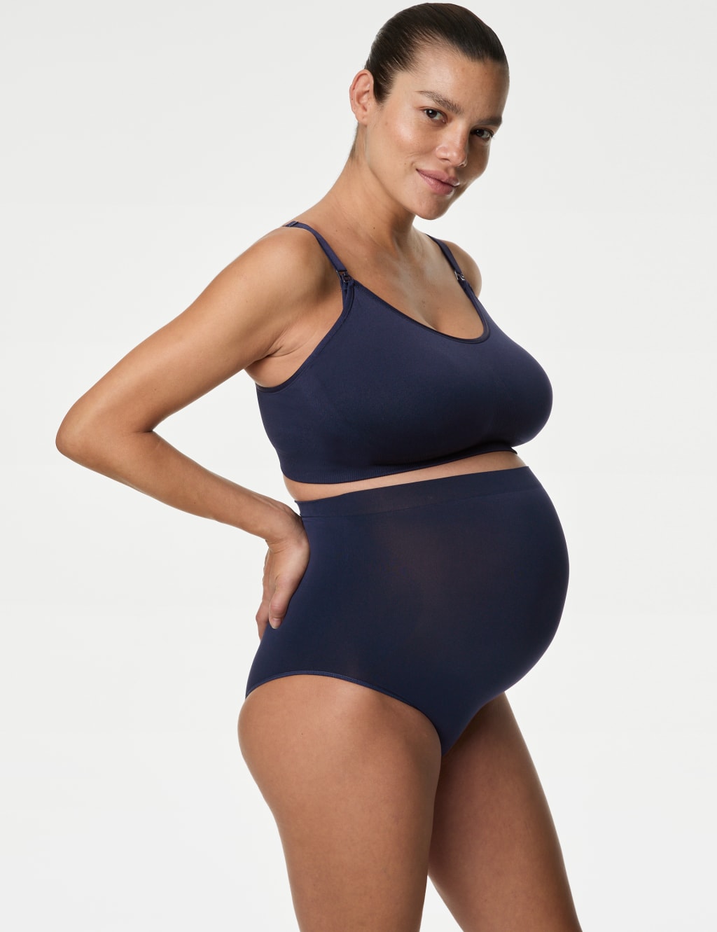 3pk Seamless Over Bump Maternity Briefs