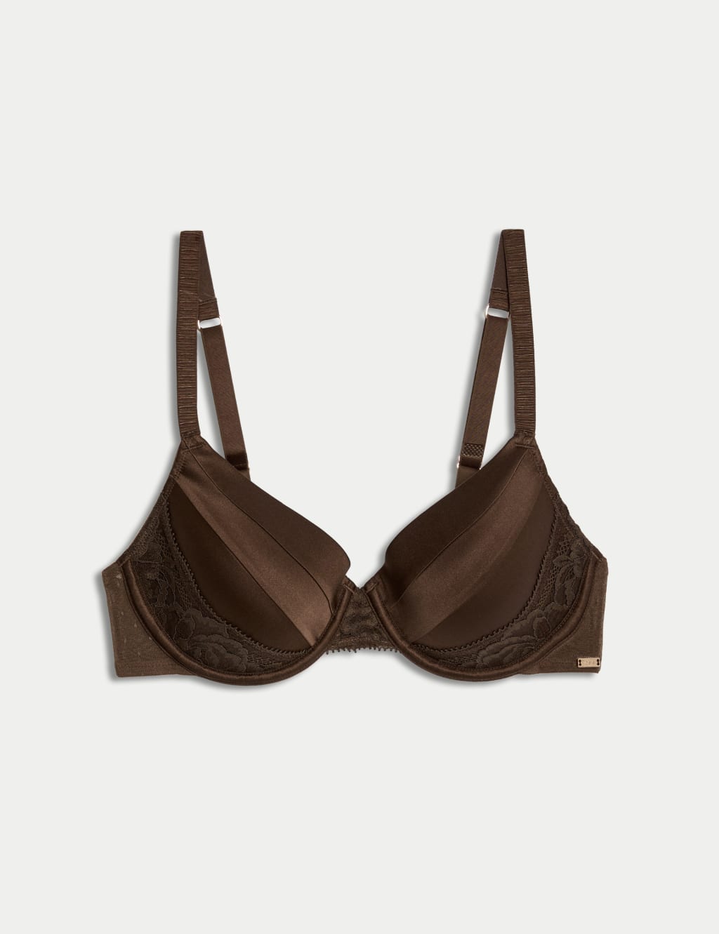 Silk & Lace Wired Full Cup Bra A-E