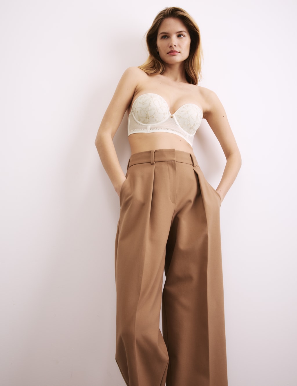 Trousseau Embroidery Wired Multiway Bra (A-E)