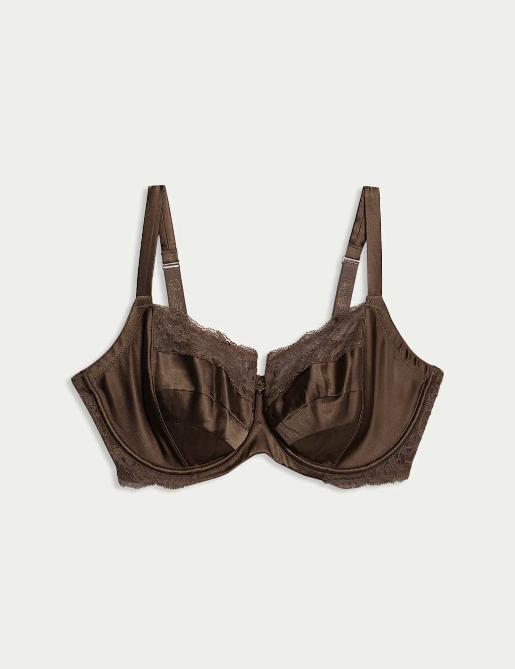 Silk & Lace Wired Balcony Bra F-H