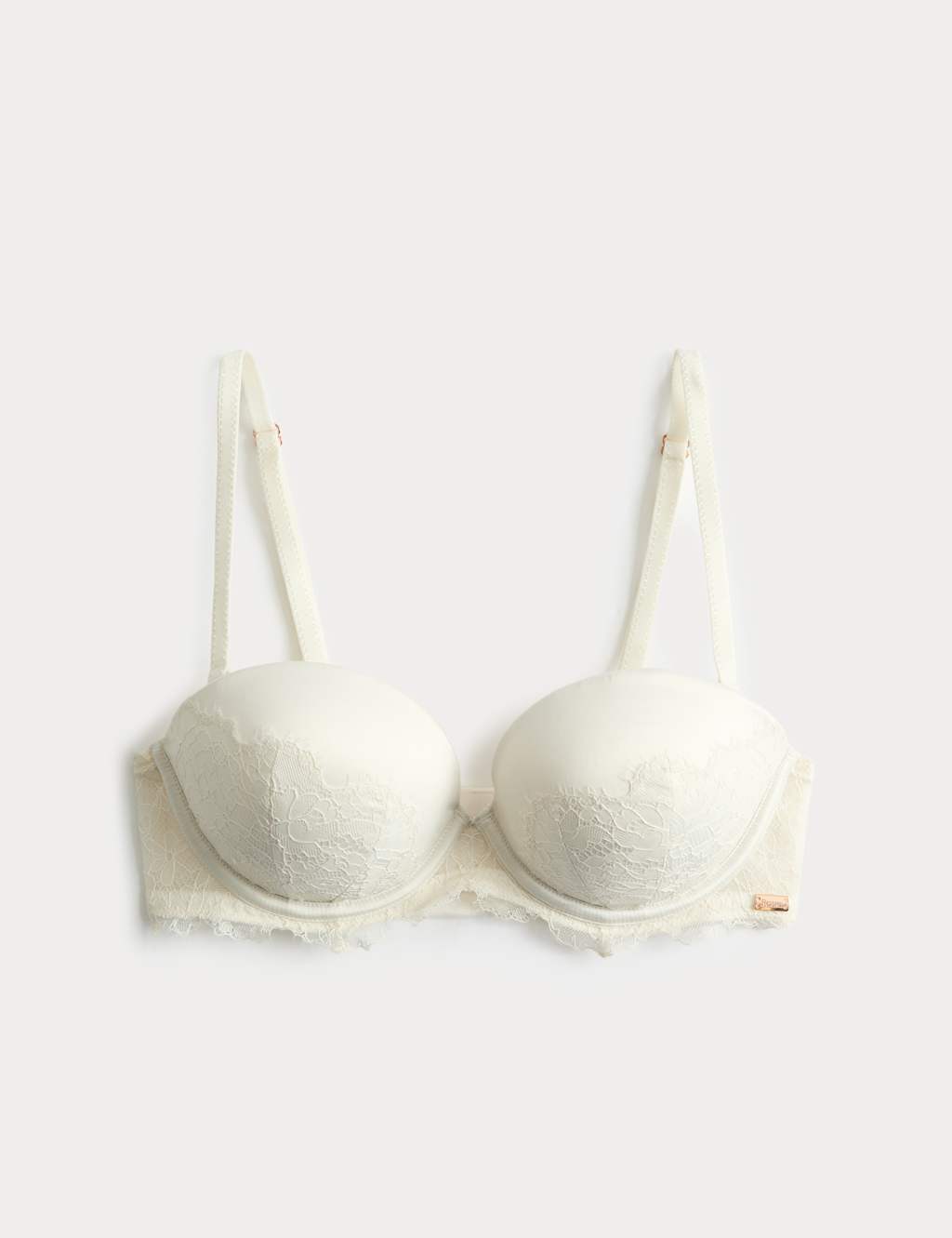 Rosie Women's Forget Me Not Push-Up Multiway Bra (A-DD) - 32DD - Ivory