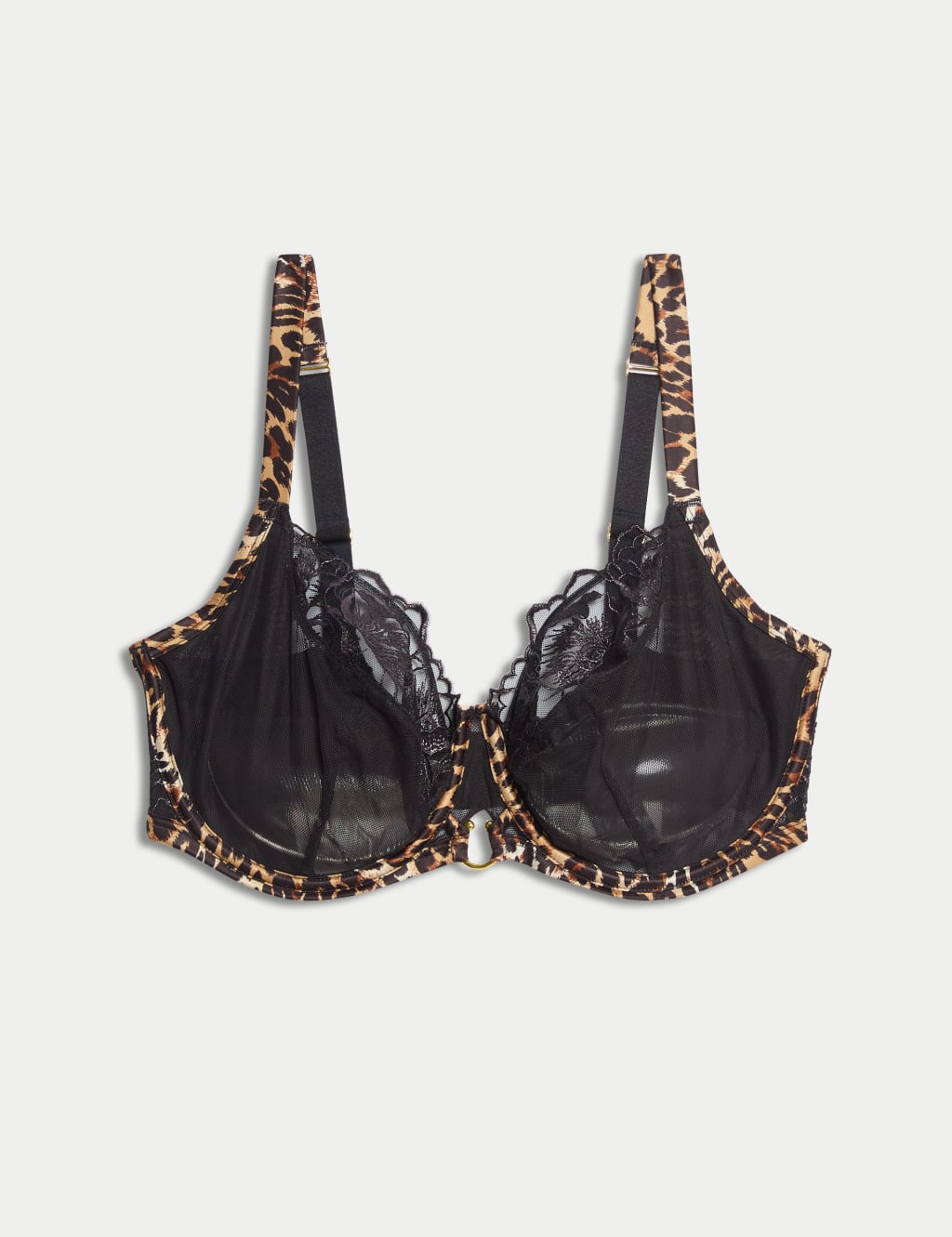 Gala Embroidery Wired Balcony Bra (F-H)