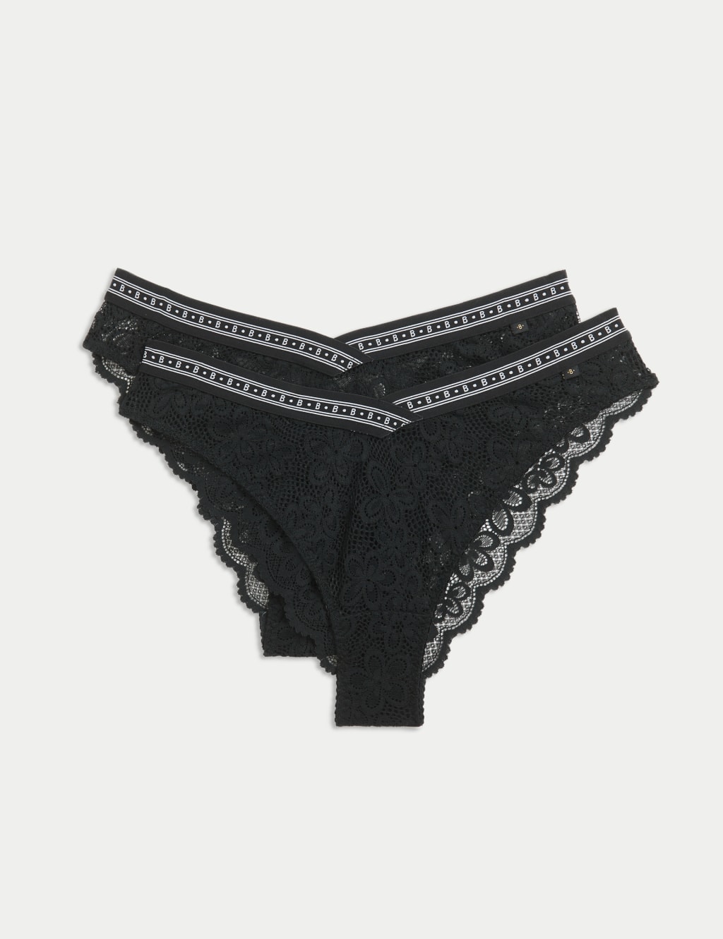 2pk Cleo Lace Miami Brazilian Knickers