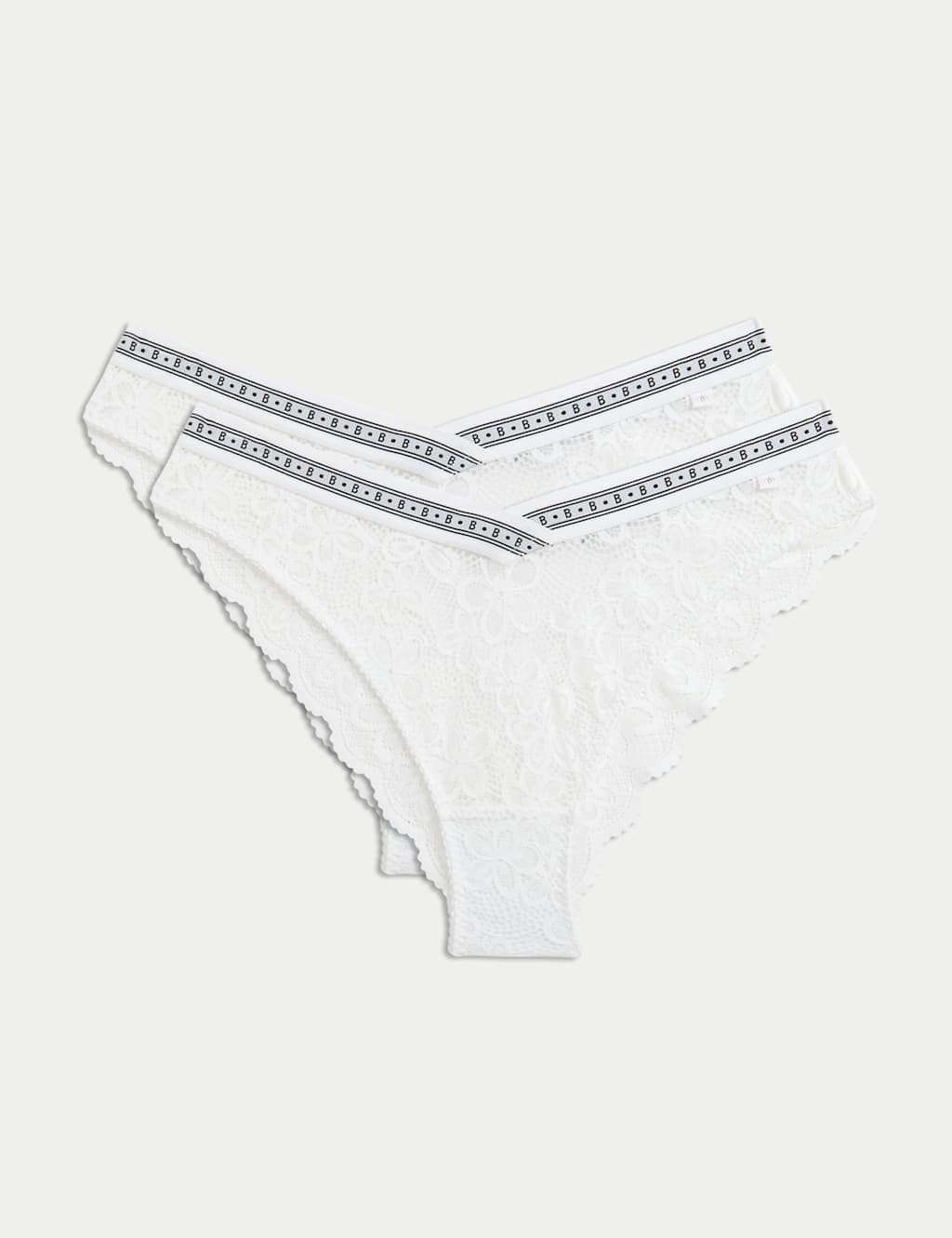 2pk Cleo Lace Miami Brazilian Knickers