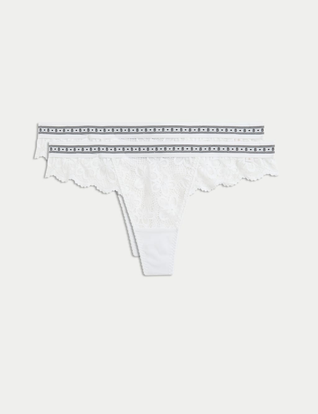 2pk Cleo Lace Thongs