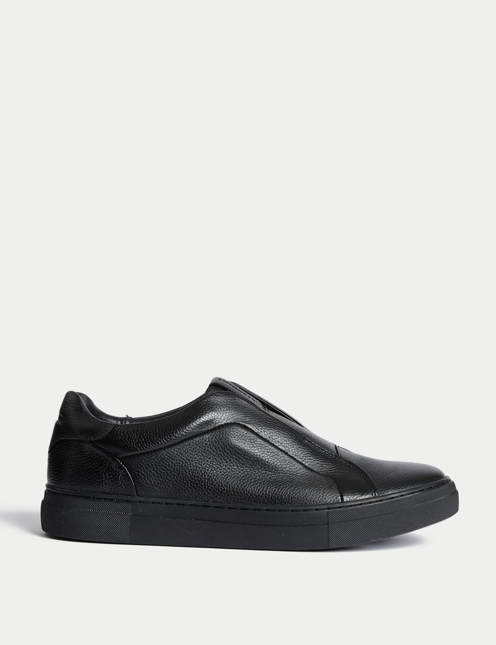 Leather Slip-On Trainers with Freshfeet™